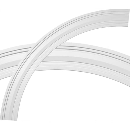 Ekena Millwork 55 3/8"OD x 47 3/8"ID x 4"W x 7/8"P Felix Ceiling Ring (1/4 of complete circle) CR55FX